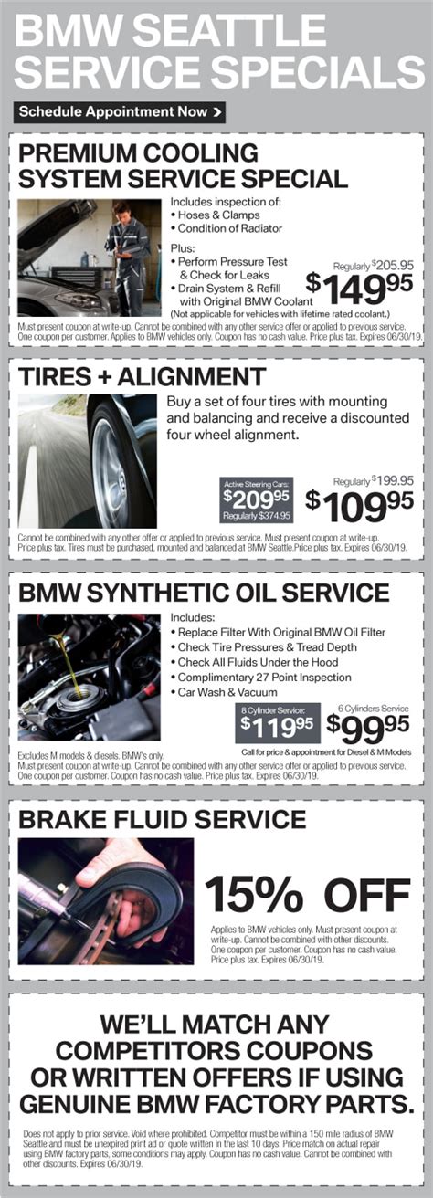 Bmw Seattle Service Specials